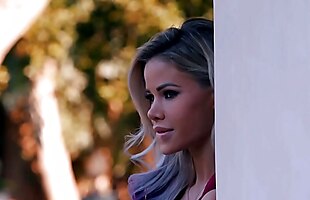 Posted under tied to a pole and fucked, big cock for wie, blonde grinding on cock, big tit fucking on back