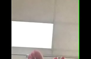 Posted under black toes, net, ebony feet soles, stocking sock foot