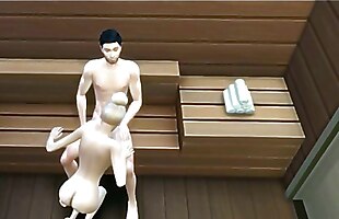 Posted under sauna, sauna group, double sex, sim