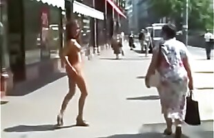 Posted under nude in public, nude, nella, public