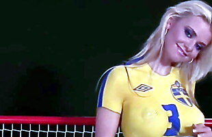 Posted under sleeping busty, blonde sport, big babe, tits
