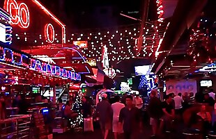 Posted under cowboy street, cowboy, nighttime, tourist