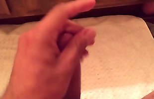 Posted under foot on my dick, penis head, cum on my dick, my