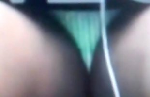 Posted under skirt upskirt, long tongue, cotton panties, ebony upskirt panty