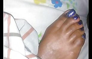 Posted under ebony soles, foot job, ebony, black foot job