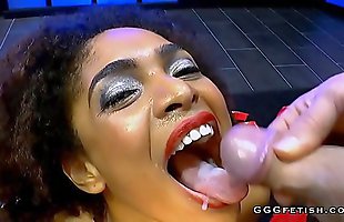 Posted under ebony black babe, hot babe pounded, gangbang, ebony blowjob cumshot