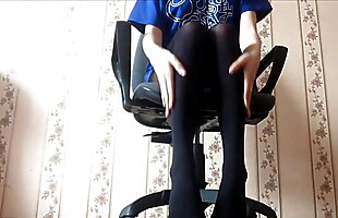Posted under leg, hidden out, hd blonde, camouflage
